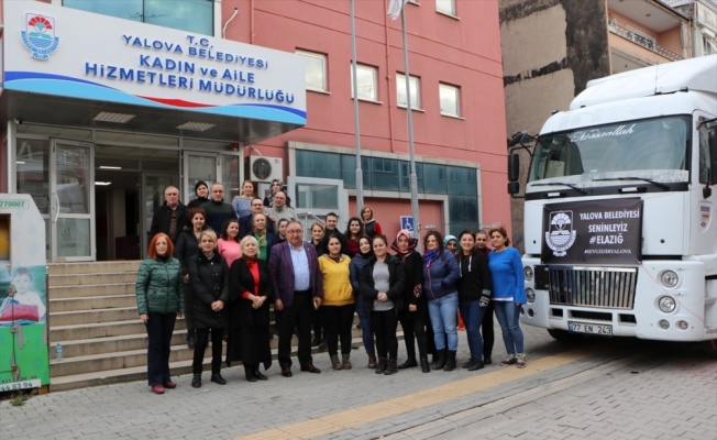 Yalova'dan Elazığ'daki depremzedelere yardım