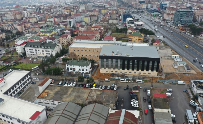 GEBZESEM’de çatı ve taş cephe kaplama tamamlandı