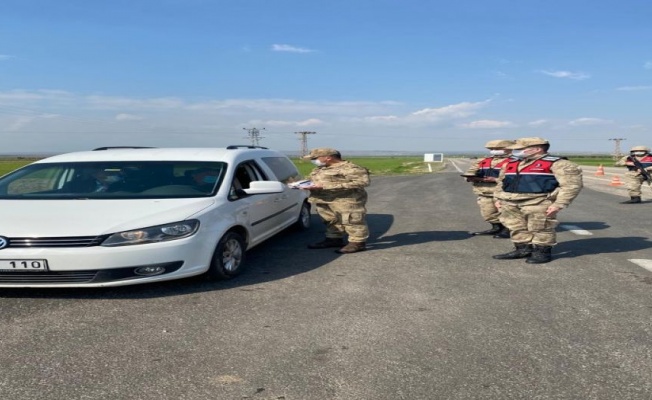 Kilis jandarmasından Koronavirüs denetimi