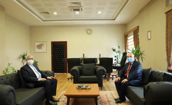 Kırklareli Adalet Komisyonu Başkanı Yeltepe, KLÜ Rektörü Şengörür'ü ziyaret etti