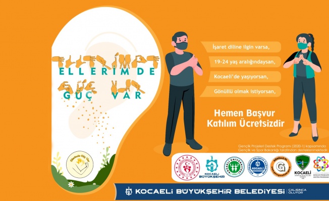 Büyükşehir, işitme engellilerin ellerini güçlendiriyor