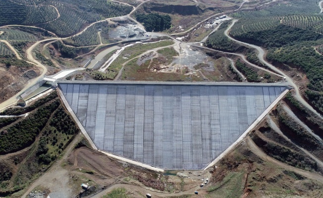 DSİ, Gemlik Büyükkumla Barajı'nda çalışmaları sürdürüyor