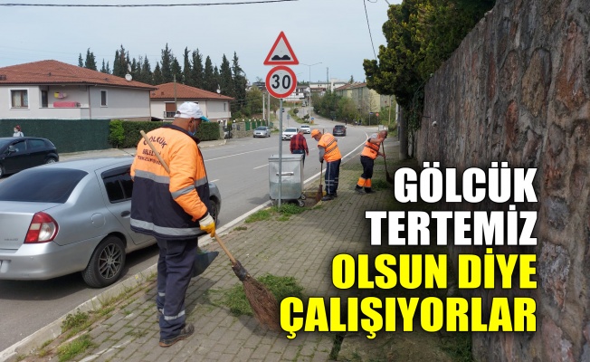 Gölcük tertemiz olsun diye çalışıyorlar