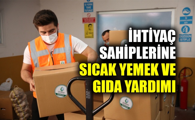 İhtiyaç sahiplerine sıcak yemek ve gıda yardımı