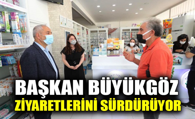 Başkan Büyükgöz ziyaretlerini sürdürüyor