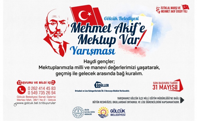 'Mehmet Akif’e Mektup Var' yarışmasına başvurular sürüyor