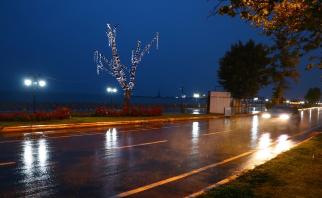 Tekirdağ'da sağanak etkili oluyor