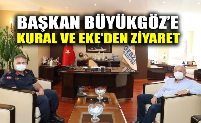 Başkan Büyükgöz’e Kural ve Eke’den ziyaret