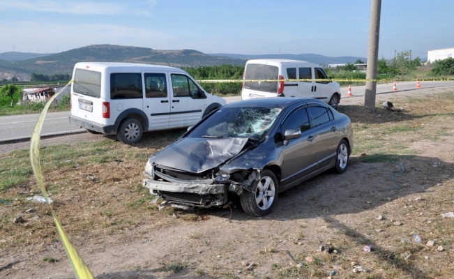 Bursa'da otomobille çarpışan motosikletin sürücüsü hayatını kaybetti