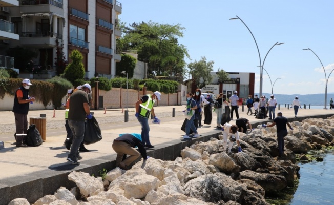 Gelibolu'da çevre temizlik çalışması yapıldı