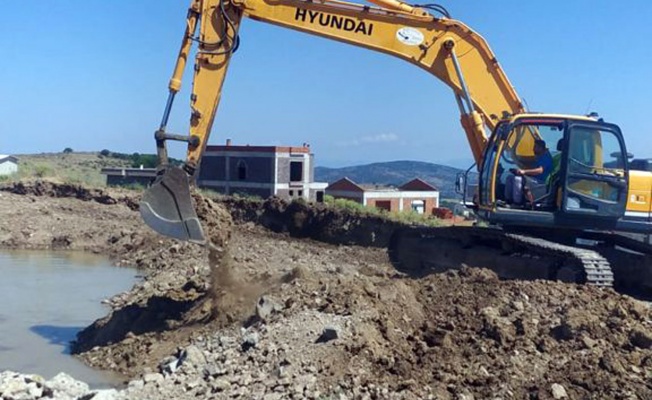 Manisa Dazyurt’ta tehlikeli gölet kapatıldı