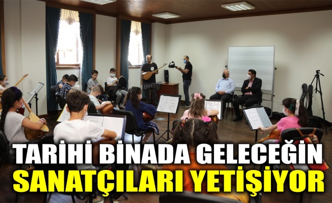 Tarihi binada geleceğin sanatçıları yetişiyor