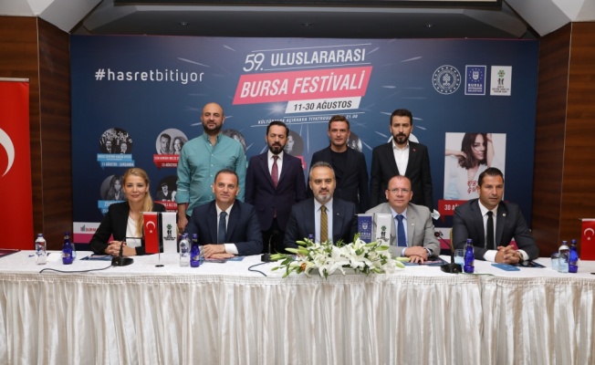 59. Uluslararası Bursa Festivali 11 Ağustos'ta başlayacak