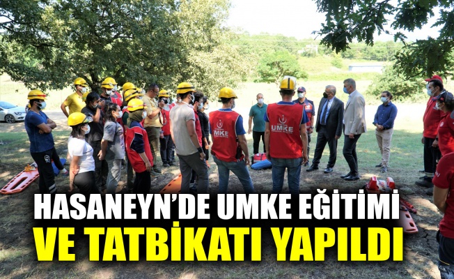 Hasaneyn’de Umke Eğitimi ve Tatbikatı yapıldı