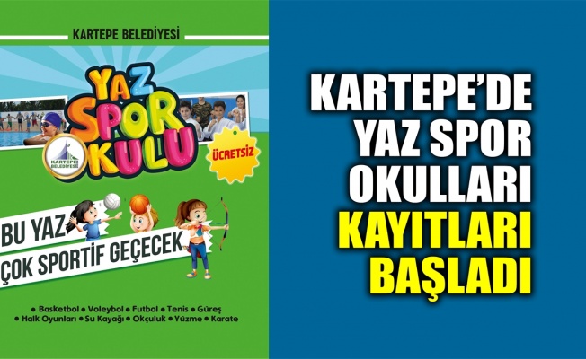 Kartepe’de Yaz Spor Okulları kayıtları başladı