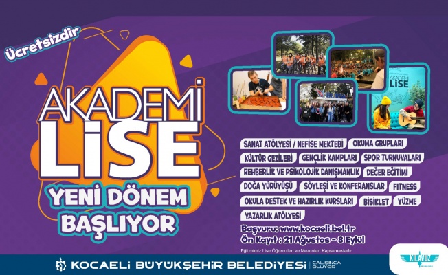 Akademi Lise’de yeni dönem kayıtlar başladı