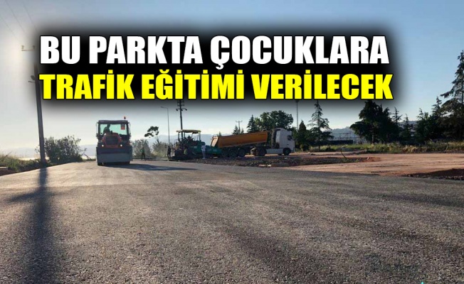 Bu parkta çocuklara trafik eğitimi verilecek