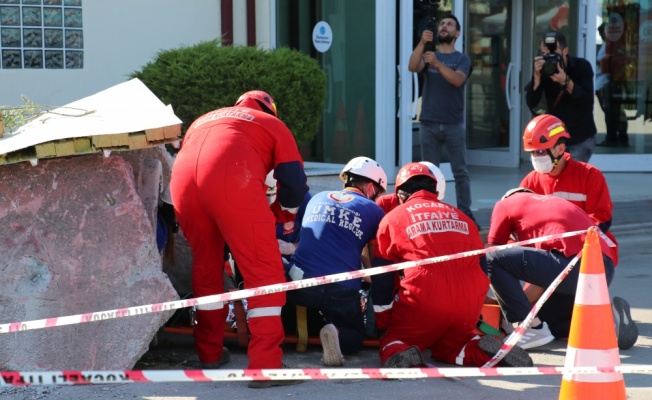 Kocaeli'de deprem tatbikatı yapıldı