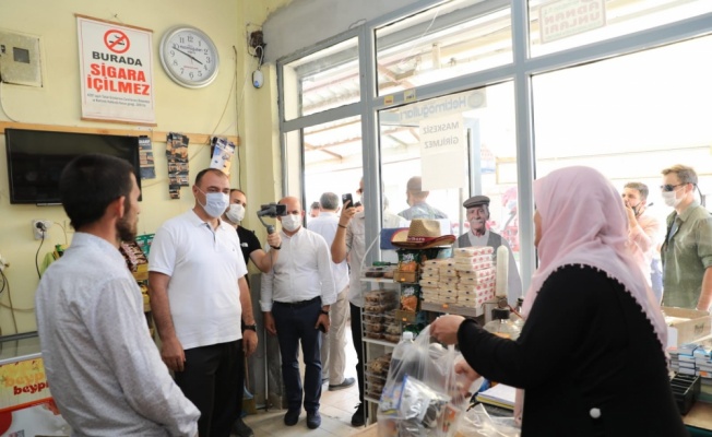 Vali Kaldırım Kocaali'de incelemelerde bulundu