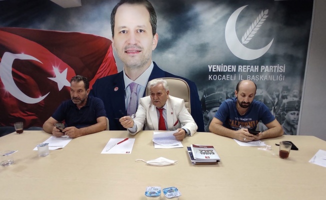 Yeniden Refah, Kocaeli’de ilçe başkanlarıyla olağanüstü toplandı