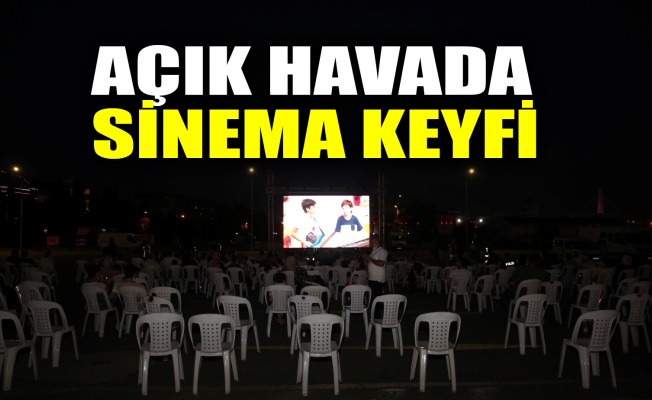 Açık havada sinema keyfi