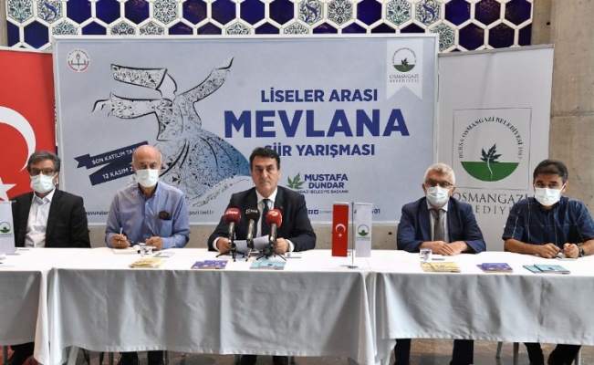 Bursa Osmangazi'de Mevlana sevgisi dizelere dökülecek