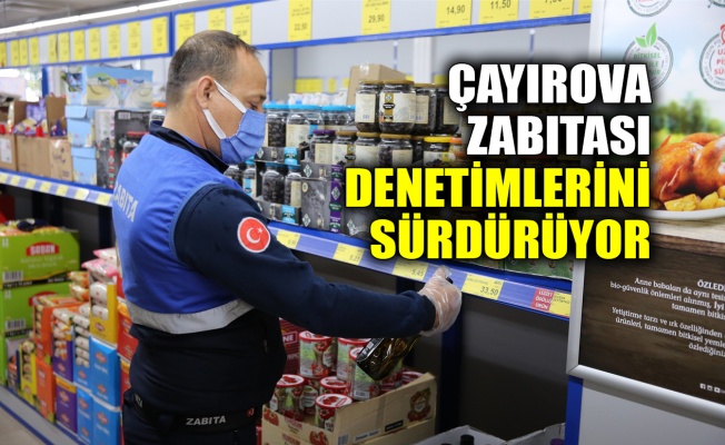 Çayırova zabıtası denetimlerini sürdürüyor