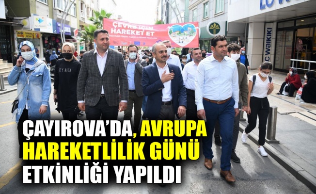 Çayırova’da, Avrupa Hareketlilik Günü etkinliği