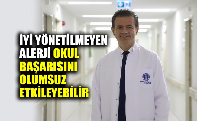 İyi yönetilmeyen alerji okul başarısını olumsuz etkileyebilir