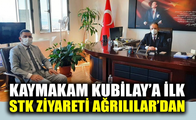 Kaymakam Kubilay’a ilk STK ziyareti Ağrılılar’dan