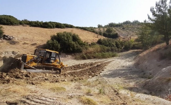 Manisa'da gölet temizliği başladı