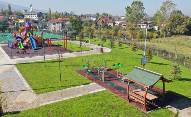 Kocaeli Kartepe'de çocuk parkı tamamlandı