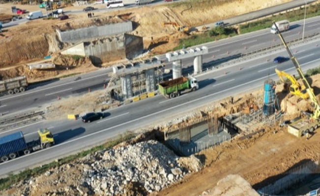 Kocaeli'nde Yeni Tembelova Köprüsü inşa ediliyor