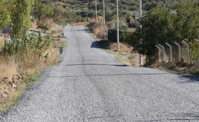 Manisa Soma'da yollar yenileniyor 