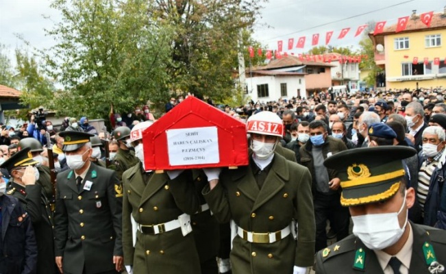 Pençe Yıldırım şehidi Samsun Havza'da toprağa verildi