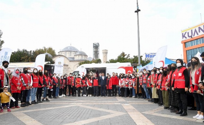 Türk Kızılayı Malatya'dan çorba ikramı