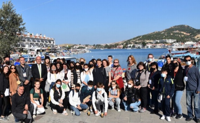 Yabancı öğrencilerden İzmir Foça'ya ziyaret