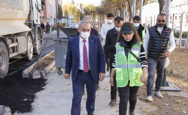 Kütahya Belediyesi'nden Bekir Avlupınar Caddesi mesaisi