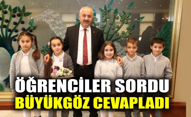 Öğrenciler sordu, Büyükgöz cevapladı