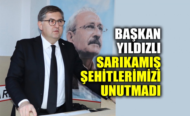 Başkan Yıldızlı, Sarıkamış şehitlerimizi unutmadı