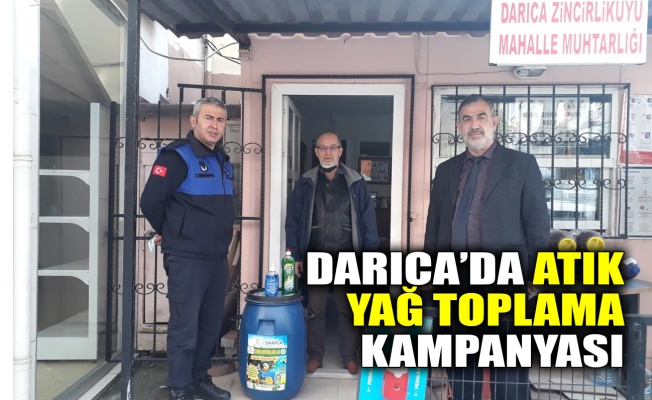 Darıca Belediyesi’nden atık yağ toplama kampanyası