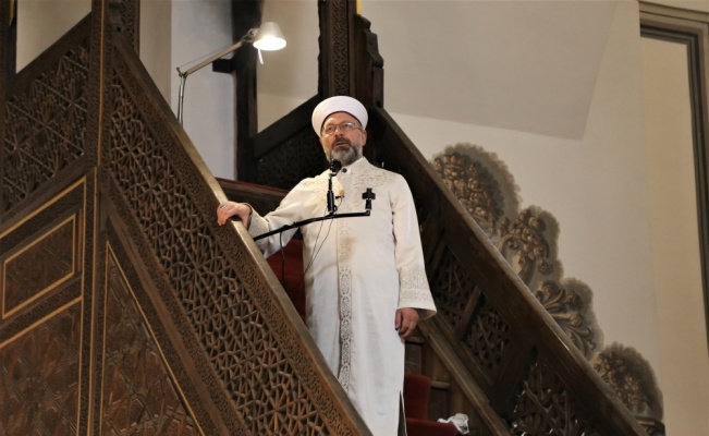 Diyanet İşleri Başkanı Erbaş, Bursa'da hutbe irat etti: