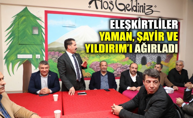 Eleşkirtliler, Yaman, Şayir ve Yıldırım’ı ağırladı