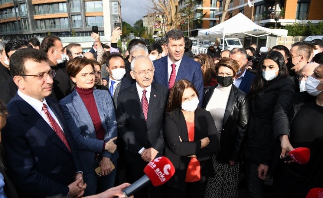 İstanbul Kadıköy'de Kılıçdaroğlu'ndan toplu tören