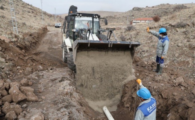 KASKİ'den İncesu'ya sondaj kuyusu