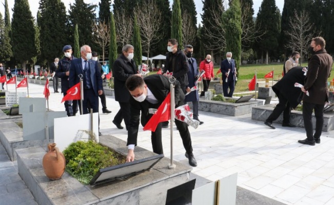 Manisa maden şehidini andı 