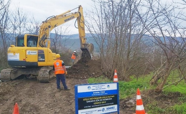 Sakarya Geyve'de içme suyu toplama deposu inşa ediliyor 