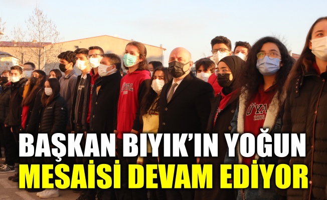 Başkan Bıyık’ın yoğun mesaisi devam ediyor