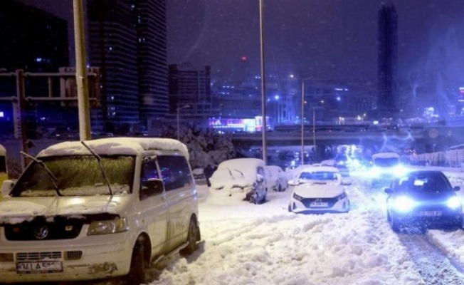 İstanbul'da kar seferberliği