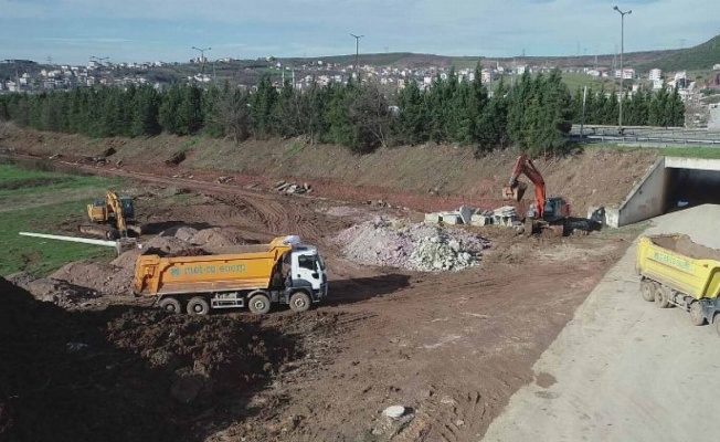 Kocaeli Alikahya Stadyum bağlantı yolunda ilk kazma vuruldu 